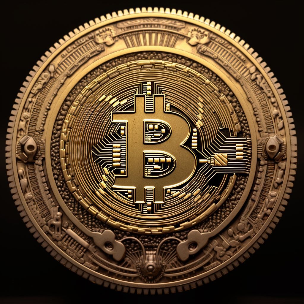Ilustración de Bitcoin