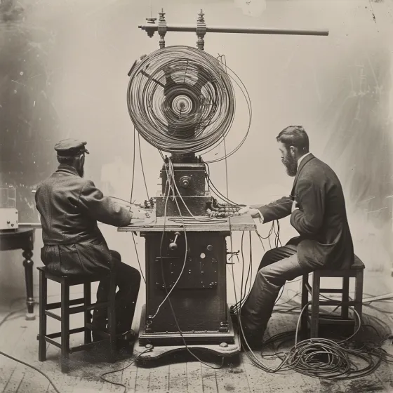Foto del Telégrafo en 1870