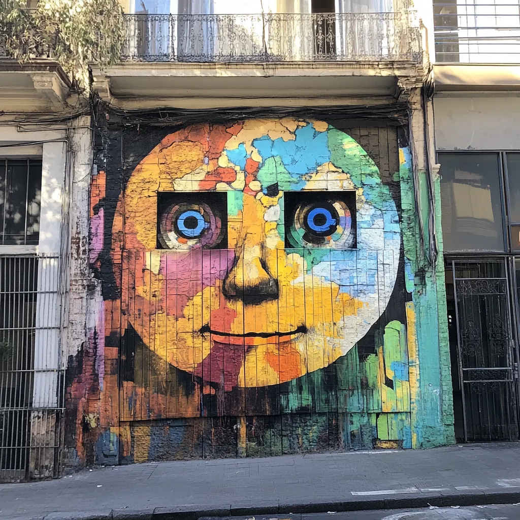 Arte callejero bitcoiner en Argentina